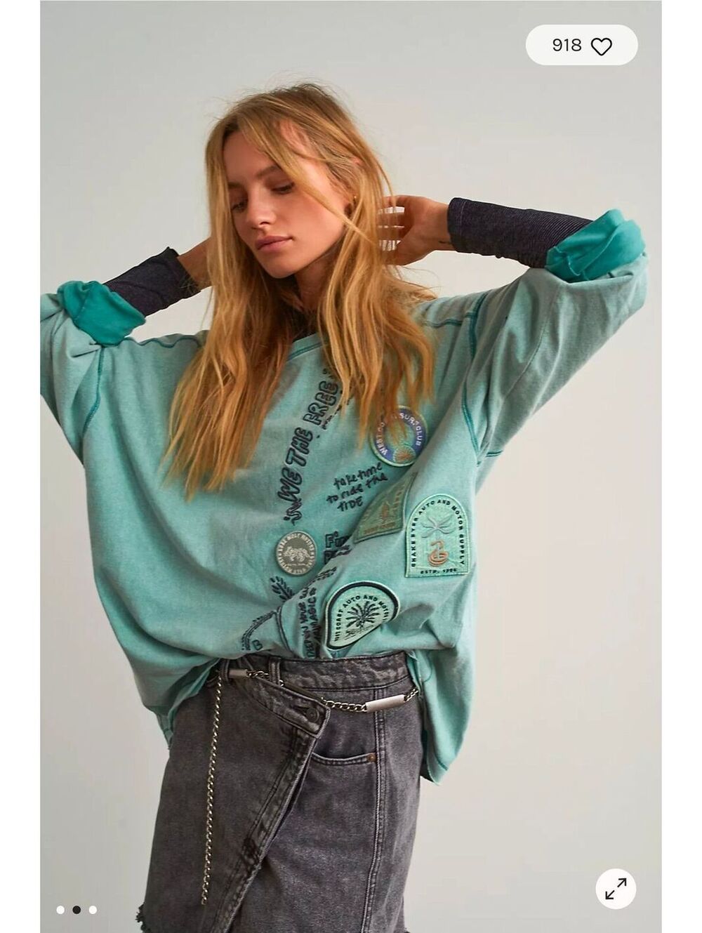 Sz.L|WE THE FREE IVY PATCHES LONGSLEEVE